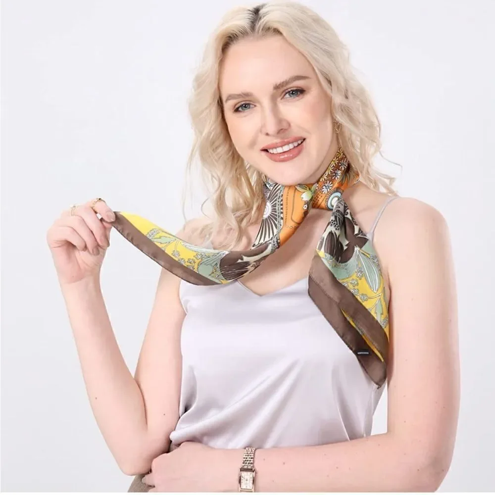Four Leaf Clover Silky Scarf 🍀